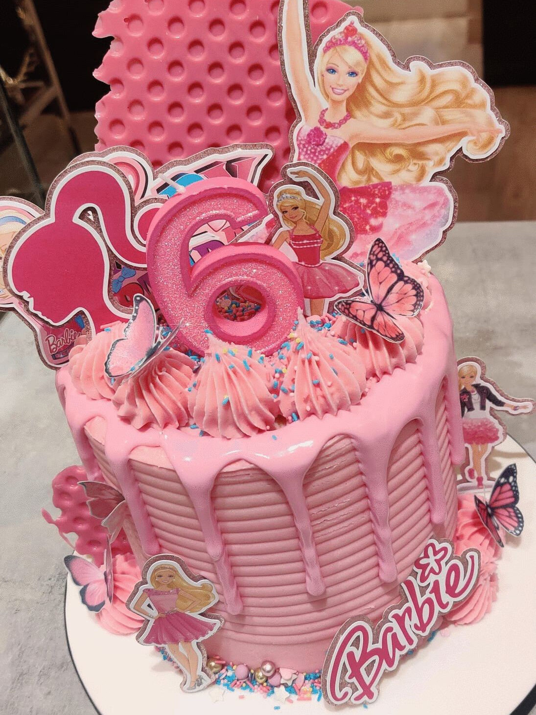barbie birthday party cake