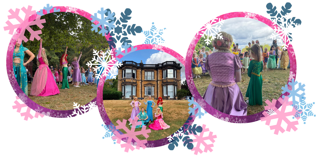 Nottingham princess parade woodthorpe park children entertainers princess magic disney princess parade