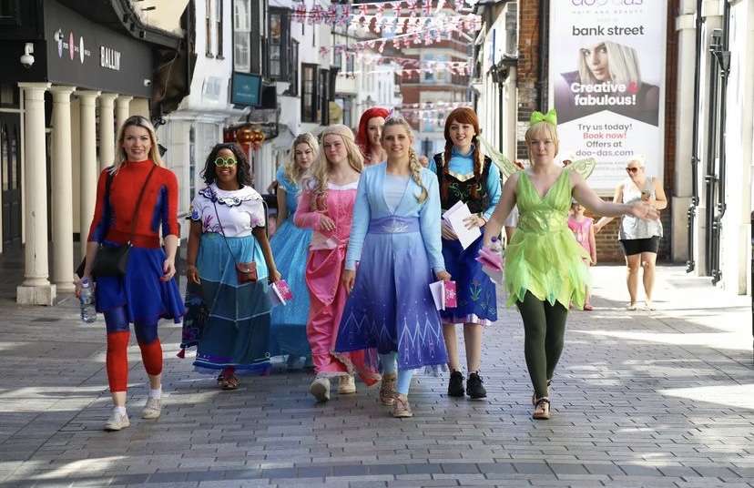 Princess parade in Maidstone, Kent