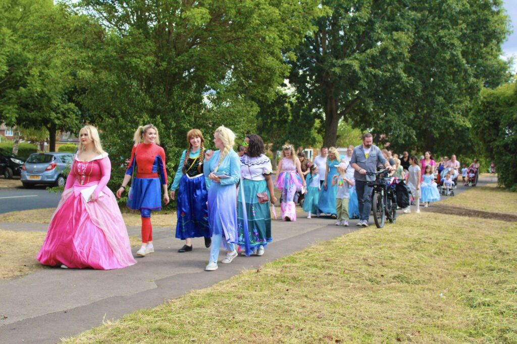 Princess Parade in Burnham, Berkshire